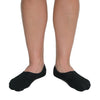 Women's Assorted Color 100% No-Show Socks (4 Pack)